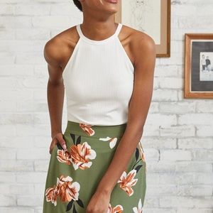 2/$20 RW&CO Ribbed Halter-Neck Cami XS